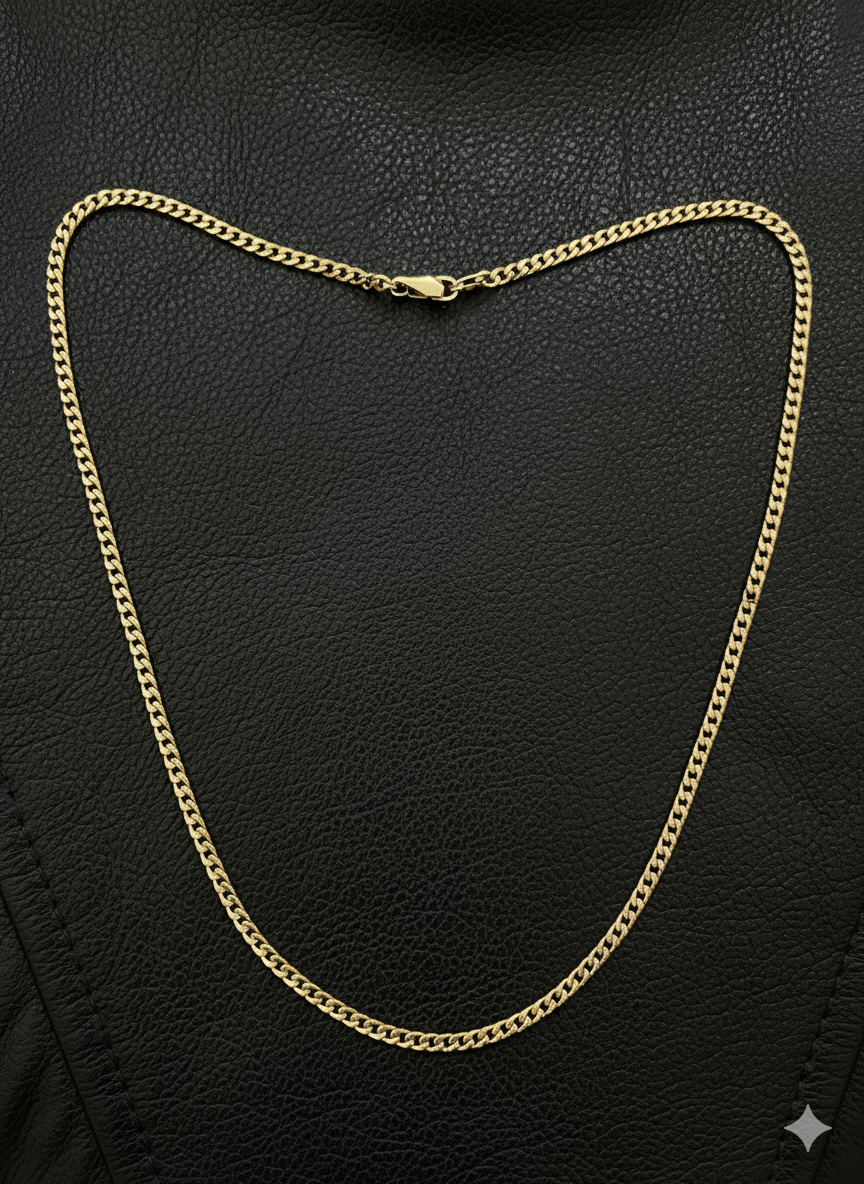 Cadena Ruta Dorada de Acero Inoxidable