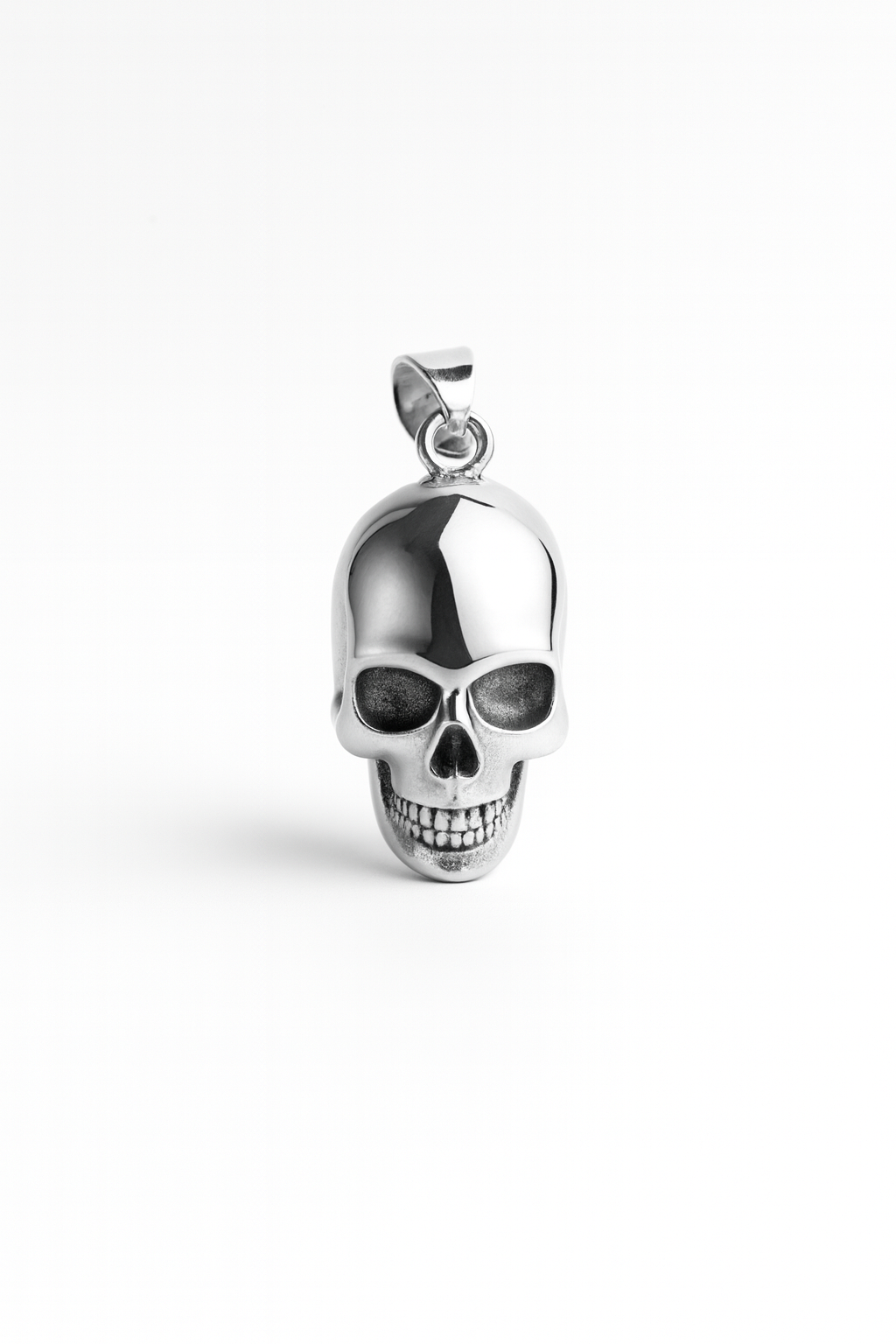 Dije Biker de Cráneo en Acero Inoxidable 2 cm