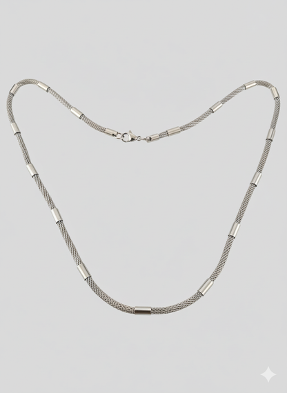 Cadena Malla Mecánica de Acero Inoxidable